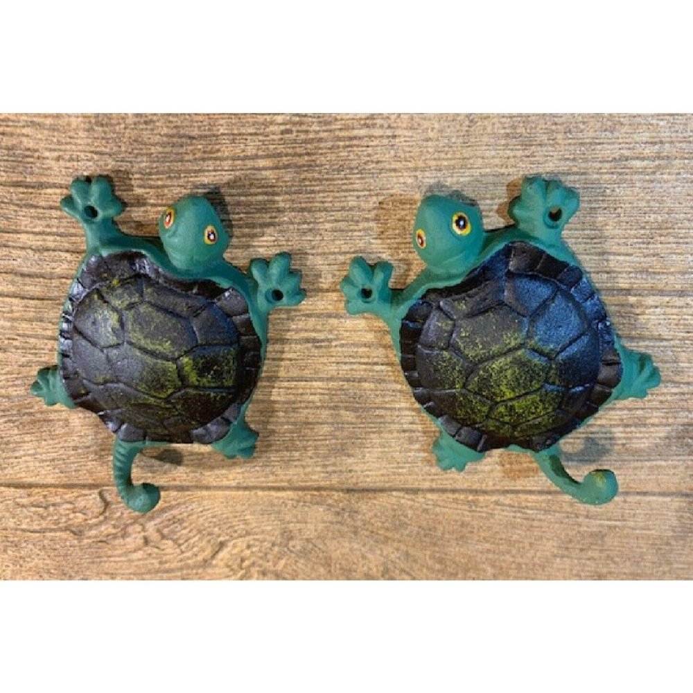 Two Black & Green Turtle Tail Hook 04183